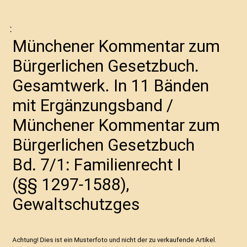 Münchener kommentar zum - münchener,