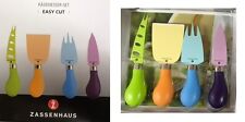 Zassenhaus Easy Cut Käsemesser Set bunt 4 teilig NEU
