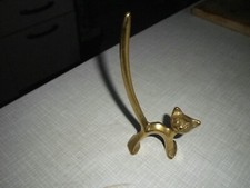 Walter Bosse Bronze Messing Katze  Ringhalter Hagnauer Werkstätte Wien Top  !!!