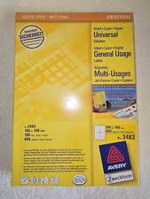 252 Zweckform Avery Universaletiketten 3483, 105 x 148 mm