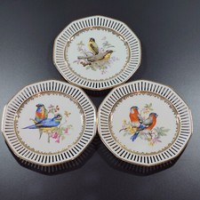 3x Porzellan Sammelteller mit