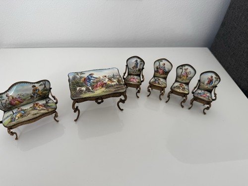 Antikes wiener emaille - antikes,