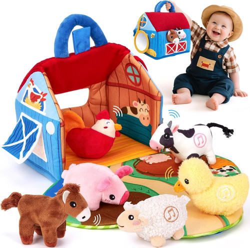 Baby sensory toy barn set - toy,