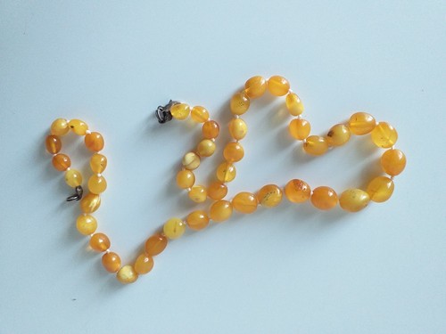 Schmuck kette bernstein butter - kette,
