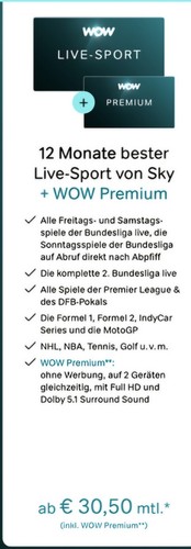 Gutschein monate wow sky - -, 12