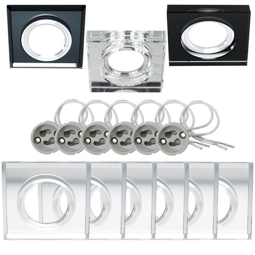 Led glas einbaustrahler - led, rahmen