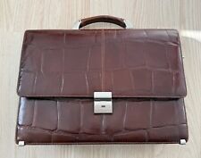 Aktentasche aus Leder in Braun