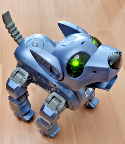 Roboterhund cybie silber - roboterhund, i-cybie