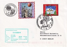 Luftpost, 45. Weihnachtsballonpost Freiballon D-ERGEE VI