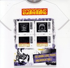 Deutschland - Deutsche Post - Sonder-Block - Scorpions 2025 - White T-Shirt sk