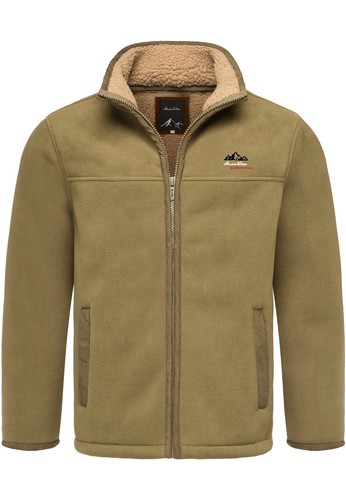 Herren fleecejacke teddyfell - herren,