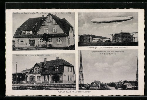 Wursterheide zeppelin - ak,