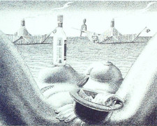 HAMBURGENSIE - RADIERUNG -