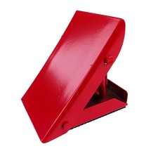 2er Set Unterlegkeile aus Metall klappbar, rot,  Bremskeile , Hemmschuhe