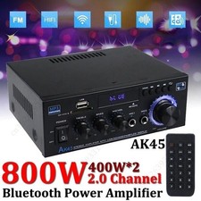 Ak45 Bluetooth Verstärker HiFi Stereo Amplifier 2 Kanal Mini Audio Verstärker