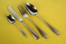 WMF ANTWERPEN mit vergoldetem Rand - 4-teilig, TAFELBESTECK - in OVP-  NEUWERTIG
