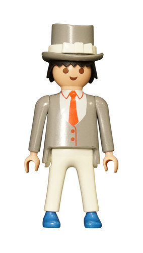 Playmobil figur zug - figur, bahnhof
