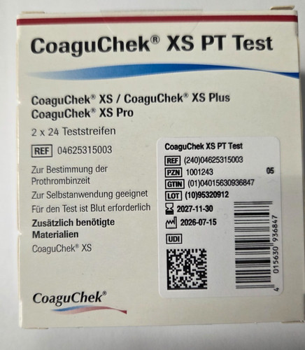 Coaguchek teststreifen - xs, pt