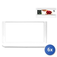 6x Geschirr Rechteckige