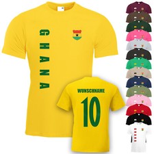 Ghana shirt trikot name - ghana, t-shirt