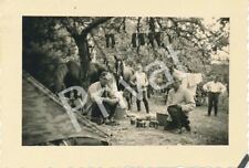 Foto WK 2 Soldaten Wehrmacht Frankreichoffensive Lager Zelte Tarn France A1.52