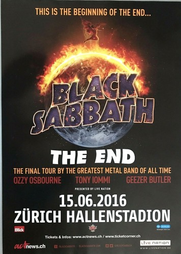 Black sabbath 2016 zürich - black,