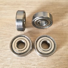 4x Edelstahl Rillenkugellager