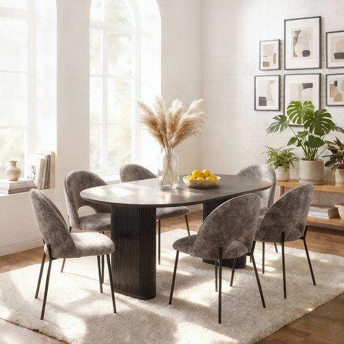 Set tisch mit - mit, stühlen