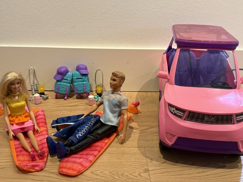 Barbie cabrio auto - cabrio, rosa/lila