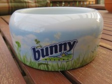 Kleintiernapf Bunny, Wassernapf, Futternapf  400  ml,  Frühlingswiesen-Design