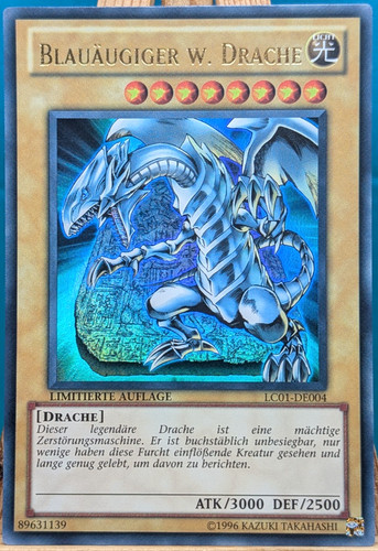 Blauäugiger weißer - yu-gi-oh!,