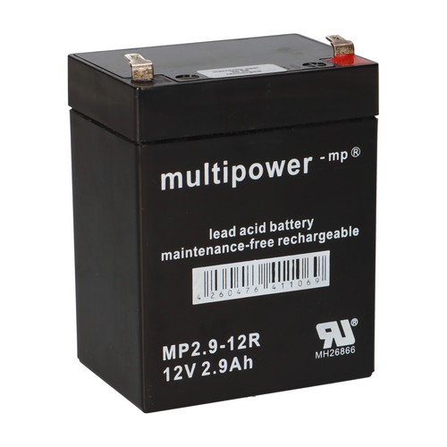 Multipower blei akku 12v 9ah - 12v, 2,9ah