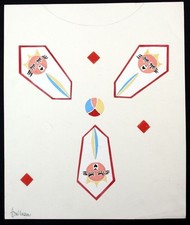 Heino Breilmann - Sterkrade Rheinmünster Zeichnung signiert Collage