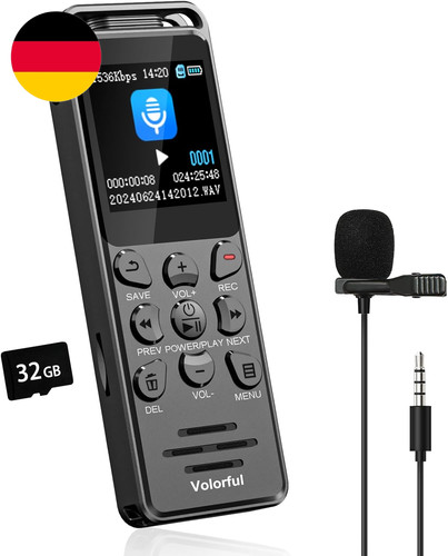 48gb diktiergerät digital - digital, 70