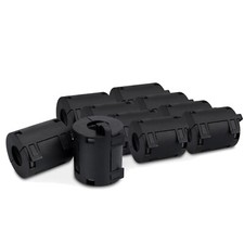10er Set Ferrit-Ringe 13mm für EMI Rauschunterdrückung - Hochwertige Kabelclips