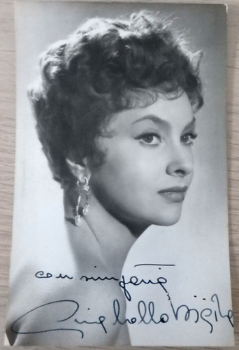 Autogramm gina lollobrigida - gina,