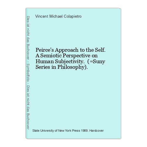 Peirce approach the self - approach,