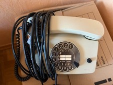 Drehscheibentelefon beige