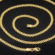 Doppel Ankerkette 585 14K ECHT GOLD 2,5mm 55cm NEU Schmuck Unisex Halskette