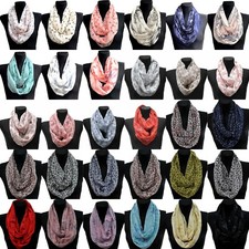 Seide Cotton Loop Schal