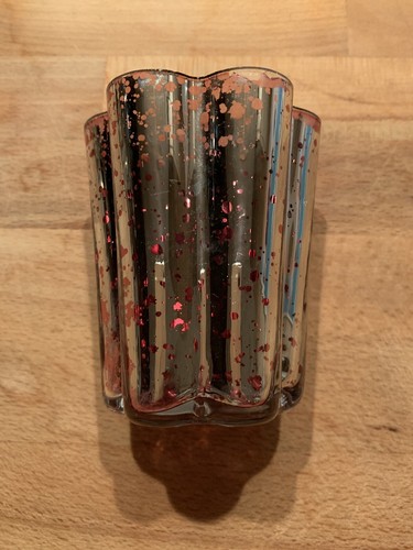 Windlicht glas rot depot ø8cm - glas,