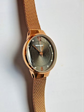 Elegante Damenuhr MANGUUN Milaneseband rosegold plattiert 26mm