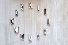 Zifferblatt Zahlen Holz Wanduhr Zahlensatz Uhr Ziffern RÖMISCH  A136
