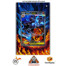 Mega Glurak Charizard PFL Pokémon Extended Artwork Rahmen & Schutzhülle
