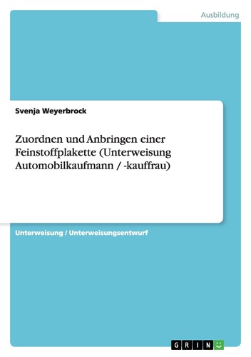 Zuordnen und anbringen - und, einer