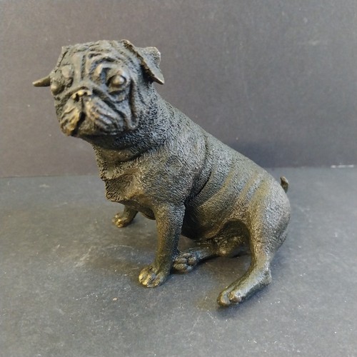 Kleine patinierte bronze - kleine, hund