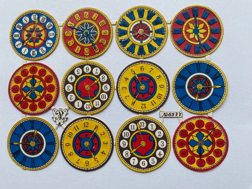 Vintage glanzbilder uhren - vintage, r&a