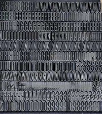 HEADLINE Bleischrift 7,5 mm Bleisatz Buchdruck Handsatz Lettern Alphabet Letter