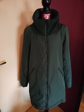 UVP319€ TOY G Italy Techno Stoff Jacke Gr.L Strick hochgeschlossen wattiert grün