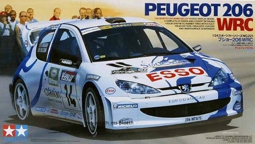 Tamiya 24221 24 peugeot - tamiya, 1/24
